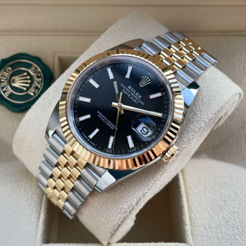 Rolex Datejust II Black  Yellow Gold