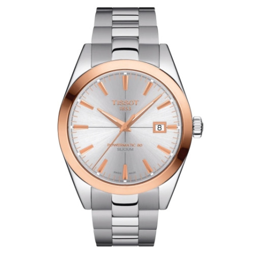 Tissot Gentleman  Silicium Solid 18K Gold Bezel T927.407.41.031.00